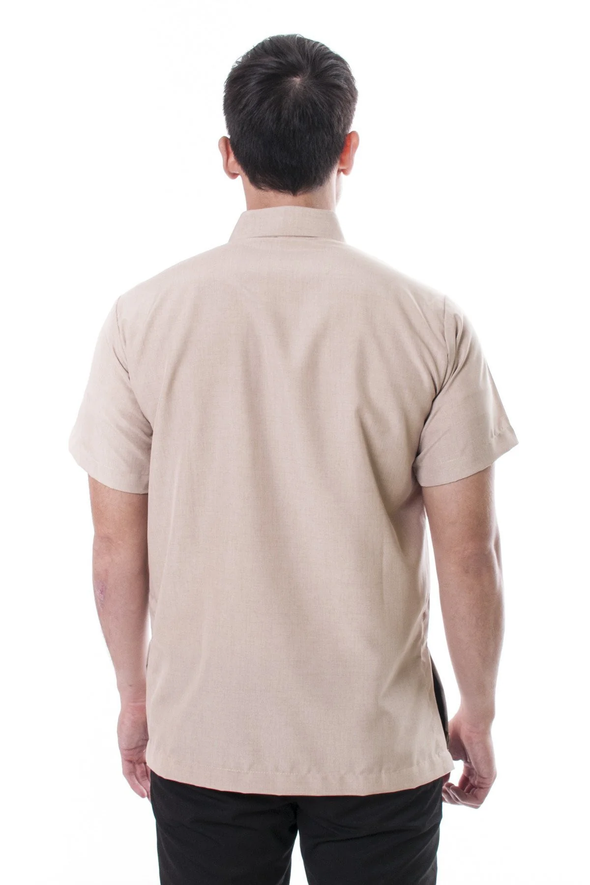 MY01 - Bihis Mayaman Polo Barong Tan - Image 3