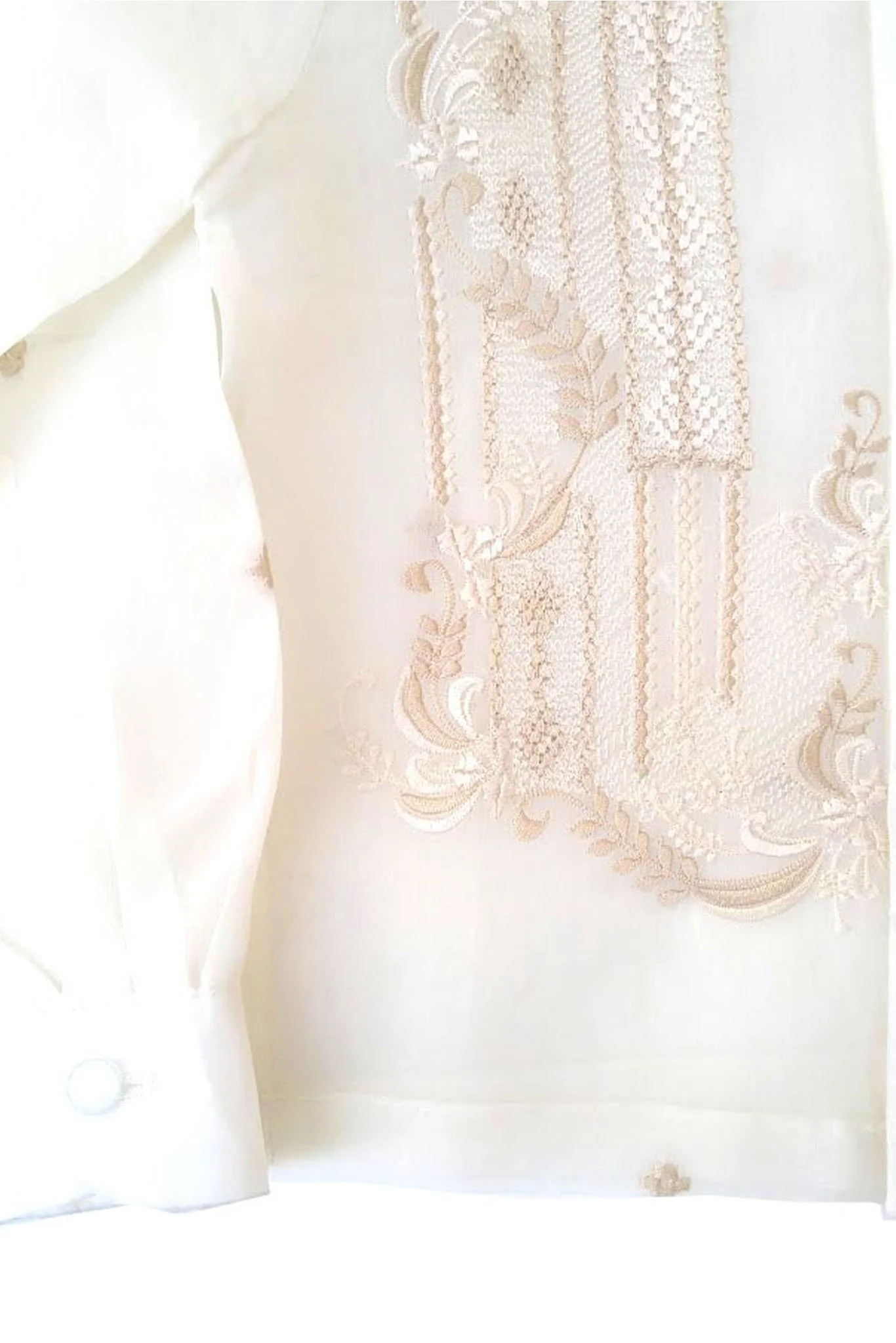 BJ01 - Boys' Jusi Barong Tagalog Full-Open - Image 3