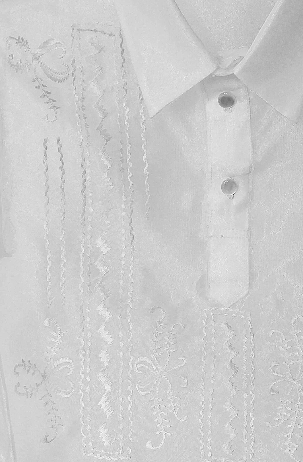 BO02 - Boys' Organza Barong Tagalog - Image 3
