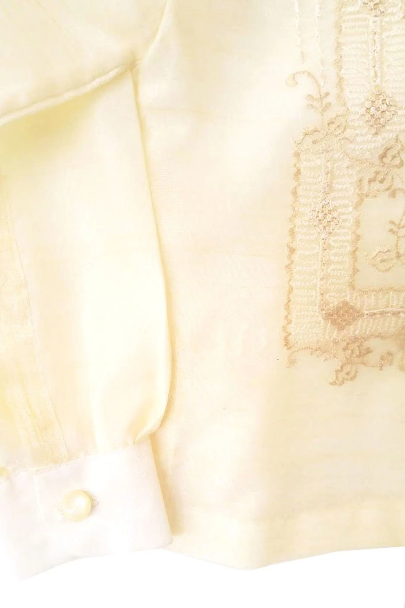 BO01 - Boys' Organza Pina with Lining Barong Tagalog - Image 3