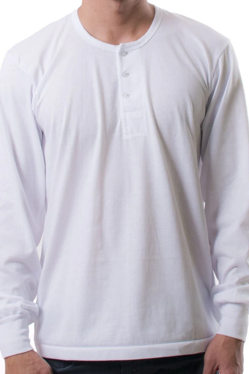 MUL1 - Camisa de Chino - Long-Sleeve - White - Image 3