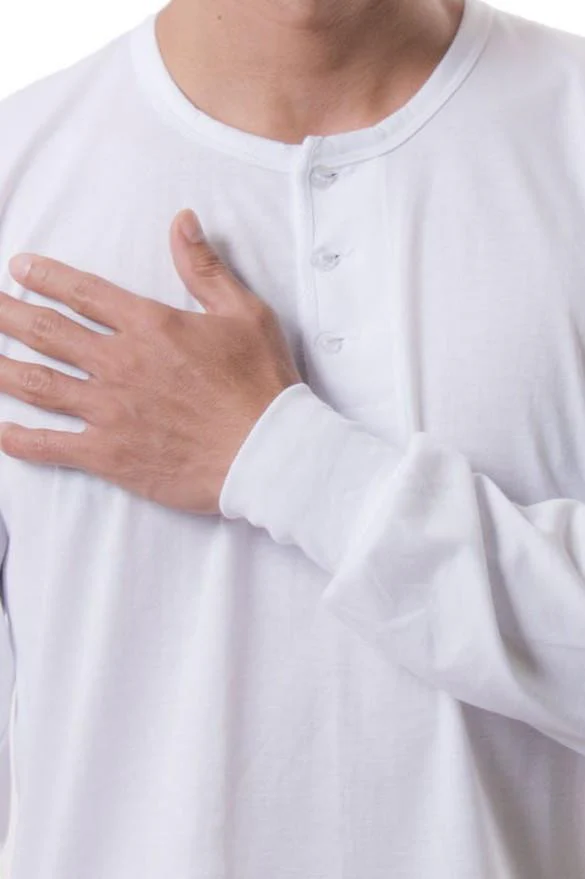 MUL1 - Camisa de Chino - Long-Sleeve - White - Image 4