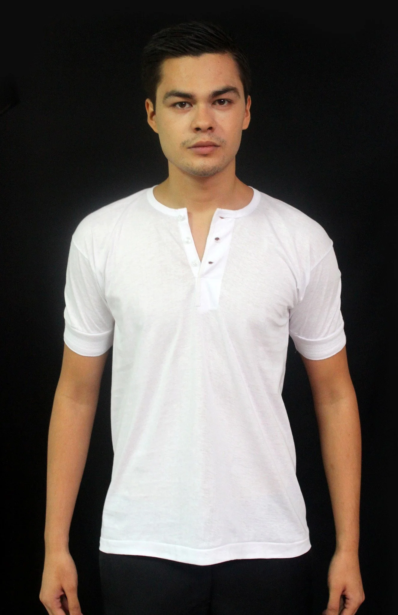 MUS1 - Camisa de Chino - Short-Sleeve - White - Image 5