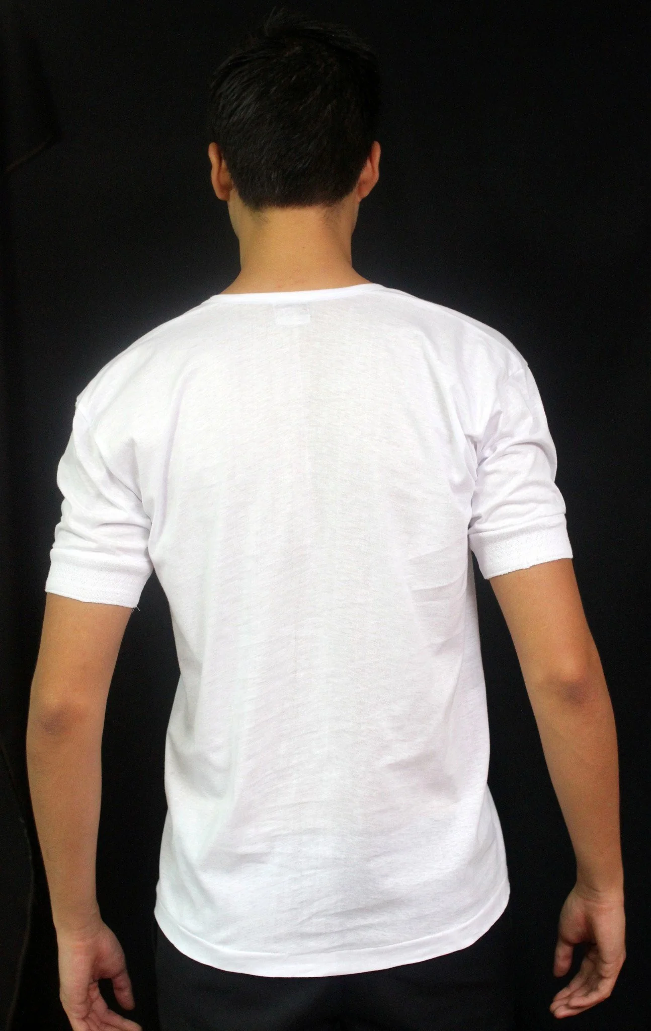 MUS1 - Camisa de Chino - Short-Sleeve - White - Image 6