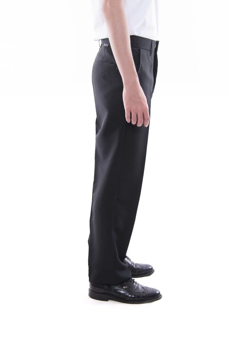 MP01 - Men's Basic Formal Slacks Black - Image 4
