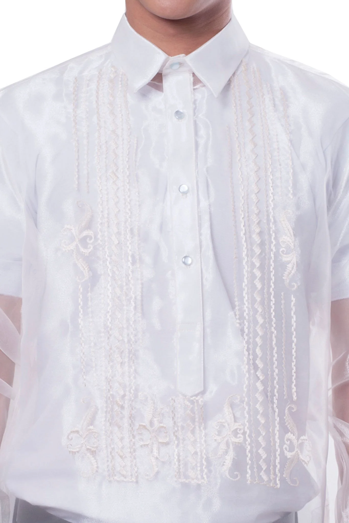 MO02 - Organza Barong Tagalog - Image 3