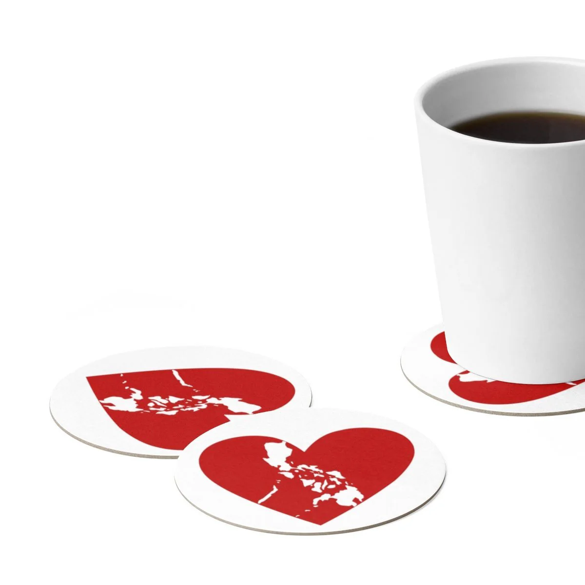 Pusong Pinoy - Round Paper Coaster Set - Image 3