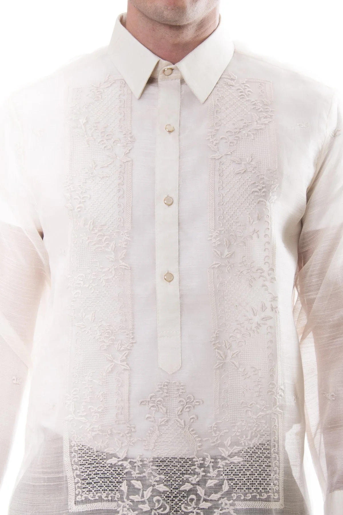 MK01 - Silk Pina Barong Tagalog - Image 3