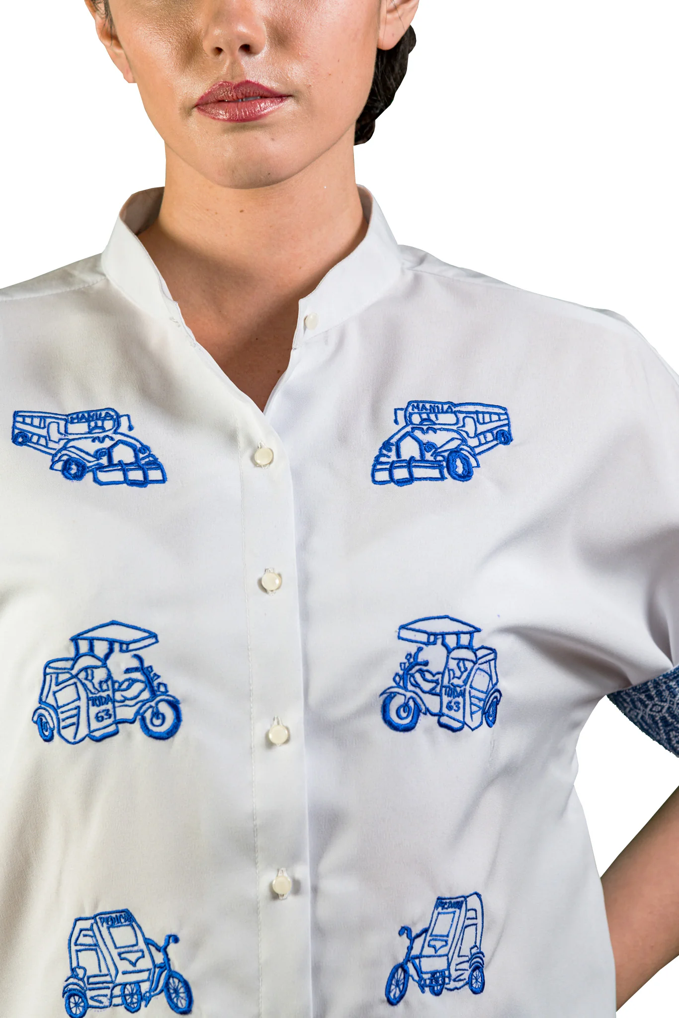 VAT04 - Anthologie - Women's Jeepney & Tricycle Blouse - Image 3