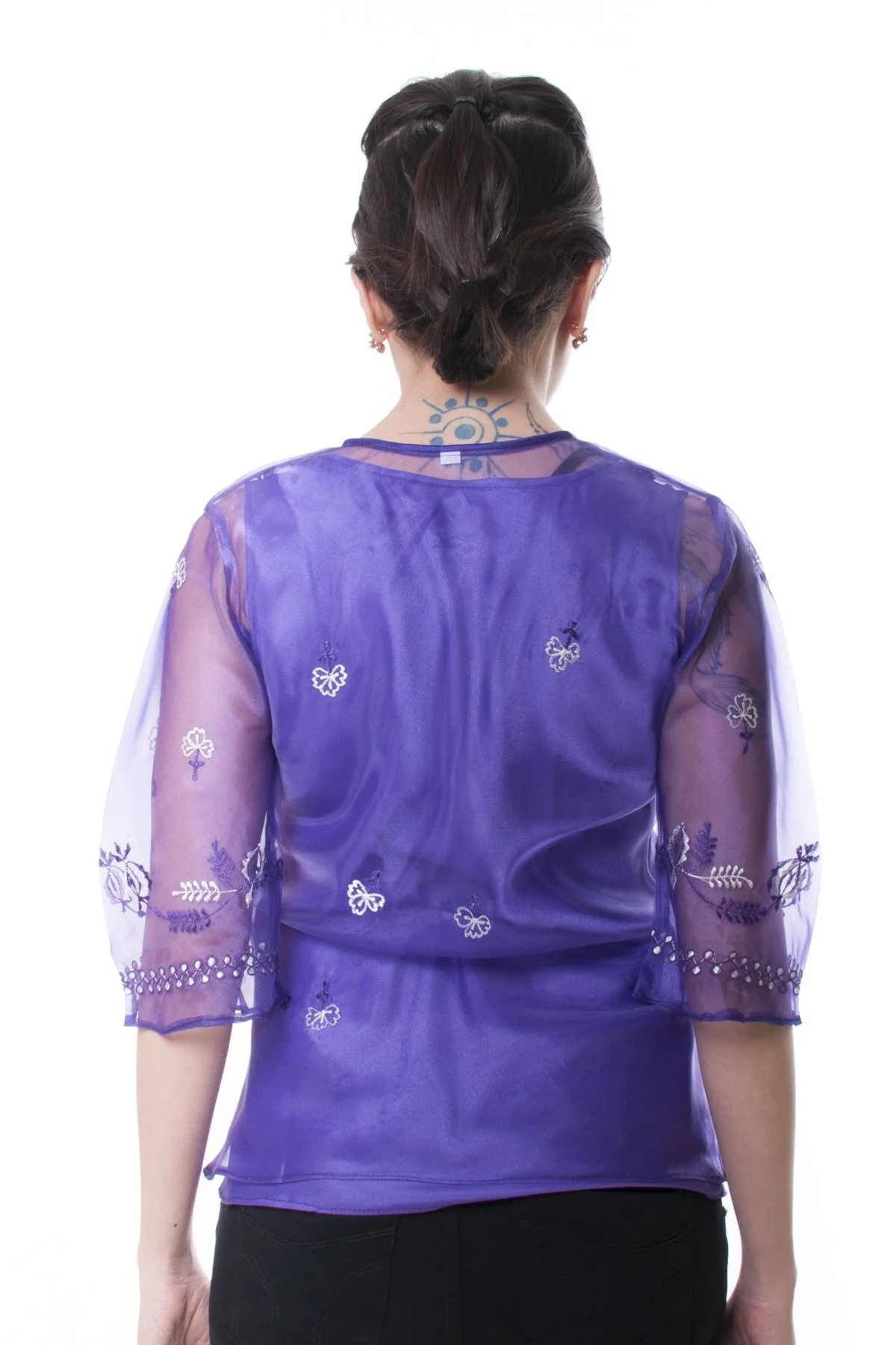 WK05 - Classic Kimona Purple - Filipiniana - Image 3