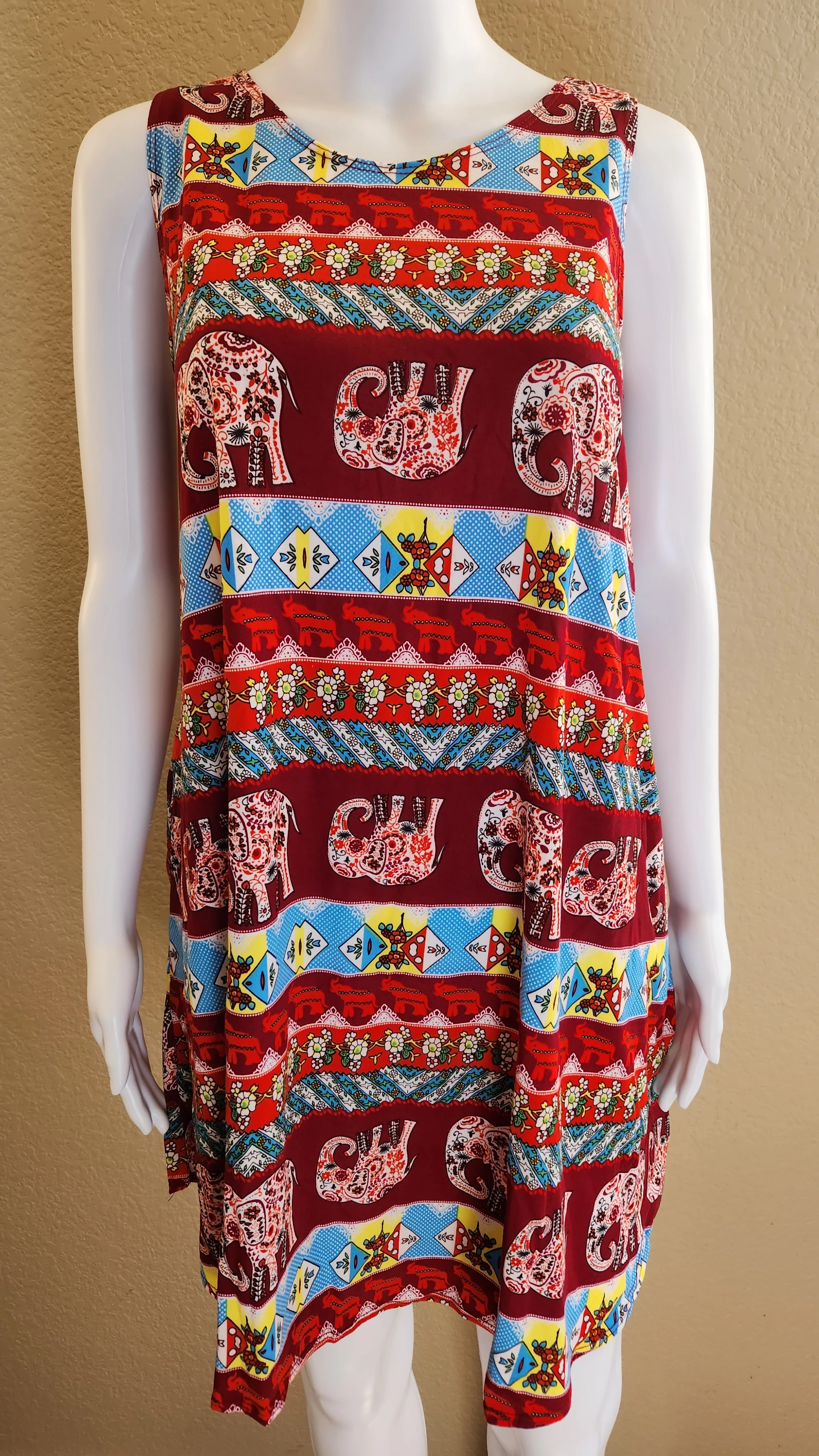 WT00 - Duster Filipina House Summer Comfortable Dress - Sleeveless - Image 6